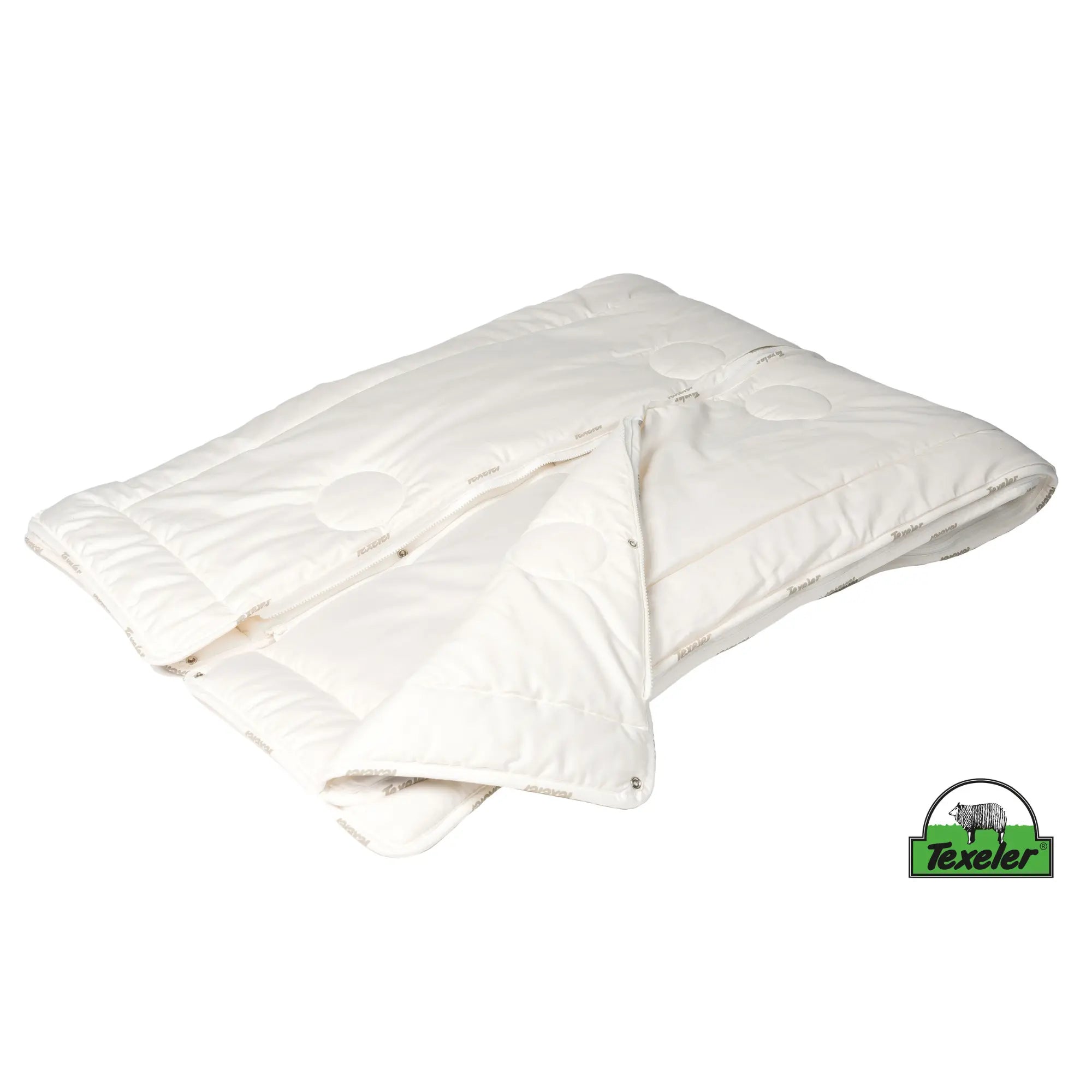 Satin Partner ZipSet Wool Duvet | Different Warmth for Each