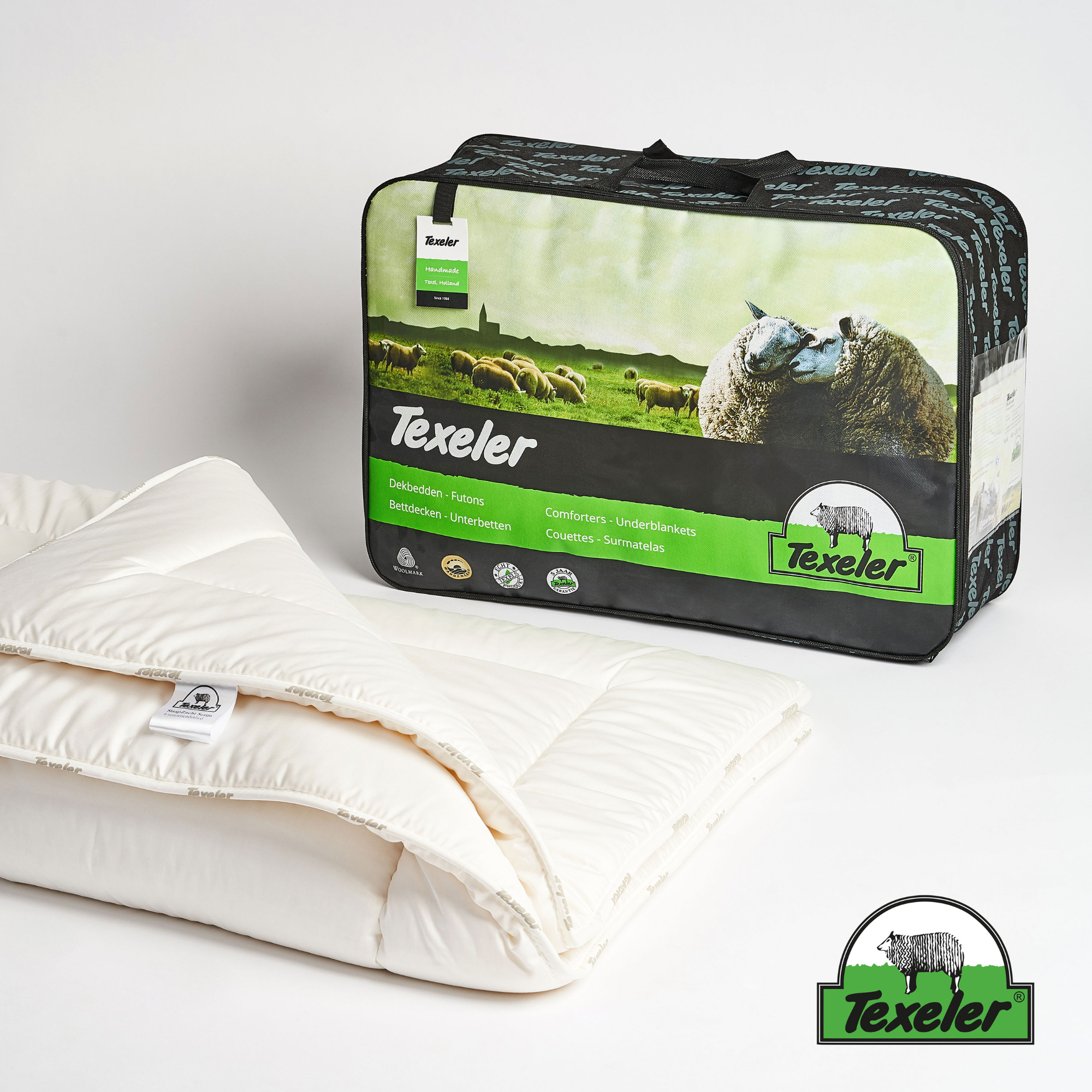 Satin ZipSet Wool Duvet Texeler