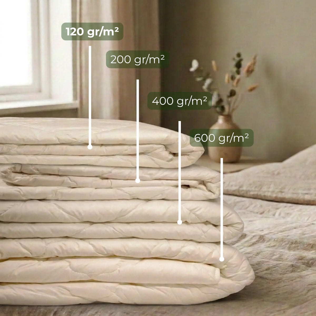 Multi Choice Wool Duvet 120 gr/m²